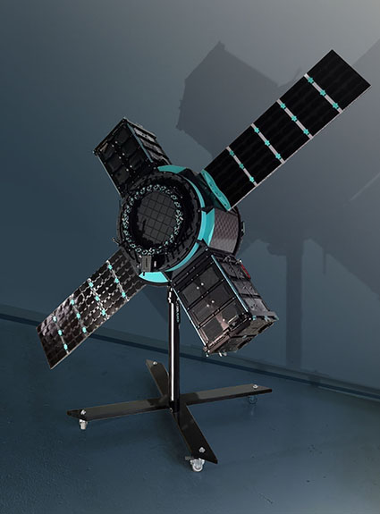 Estructura satélite completa