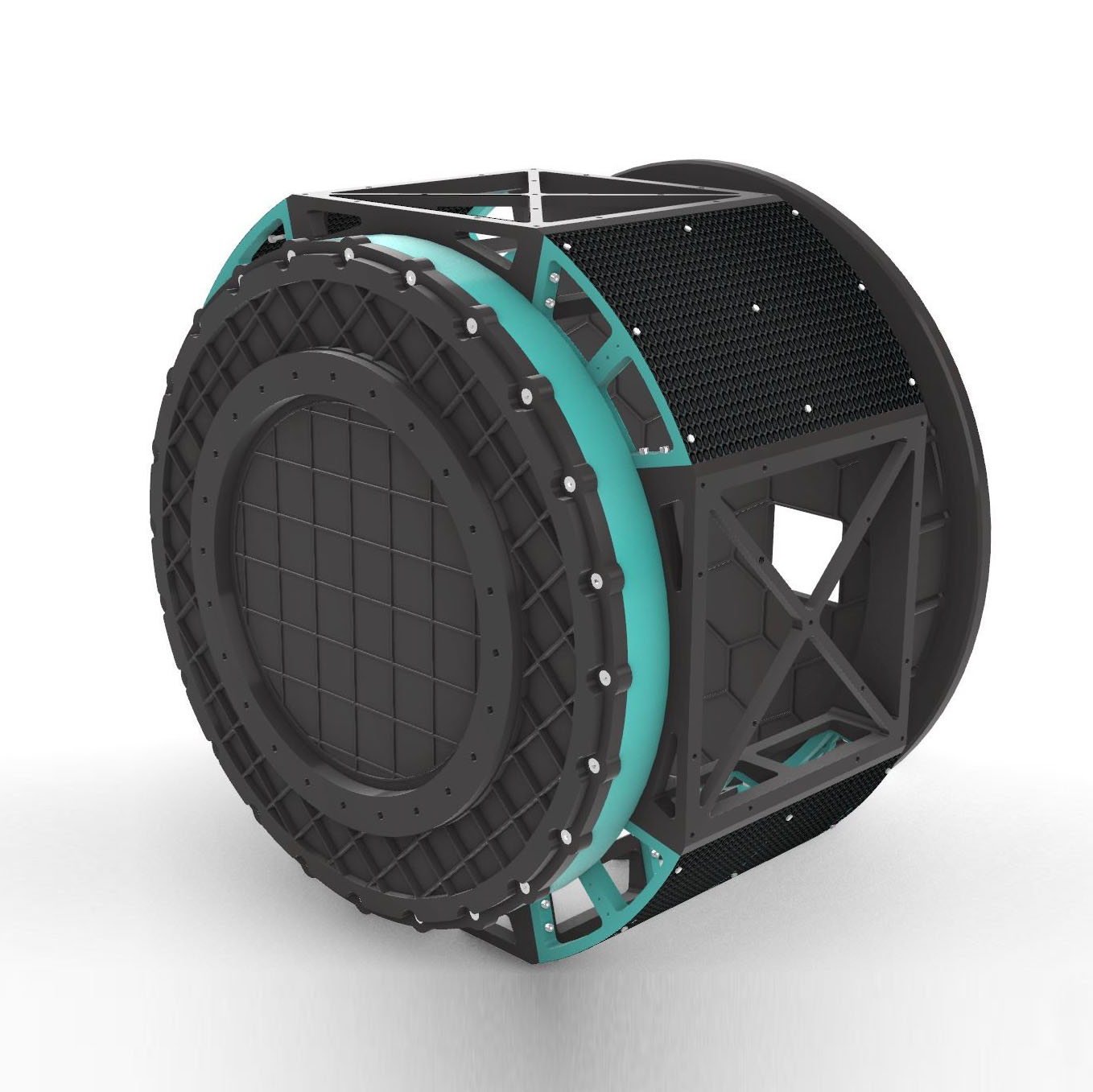 Render estructura satélite